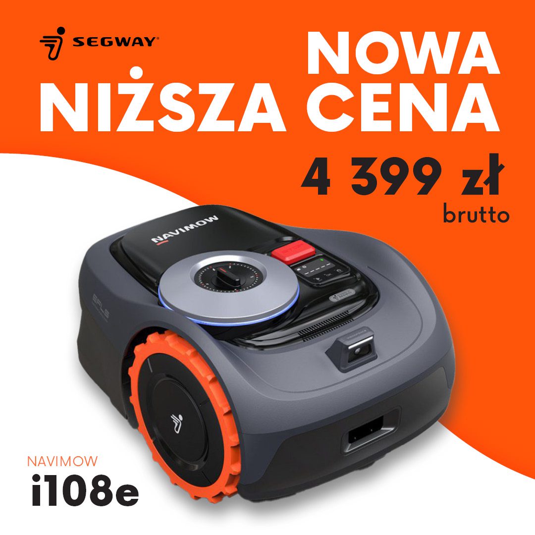 Robot koszący Segway Navimow i108E do 800 m² – Bez Przewodów