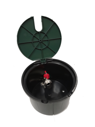 Studzienka poboru wody Ø20cm z zaworem – punkt czerpalny do nawadniania