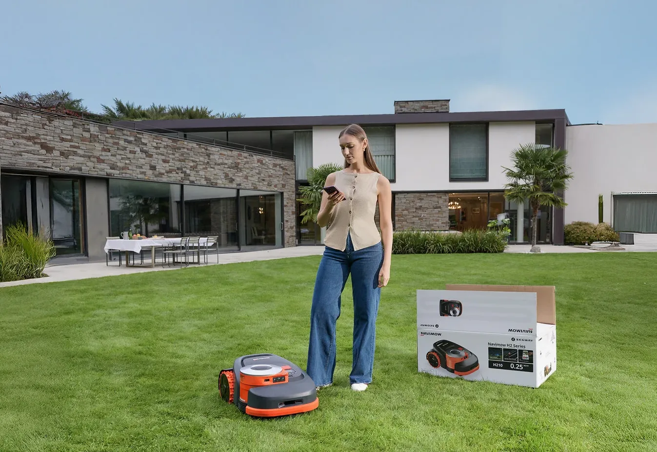 Segway Navimow H210 – Drop & Mow, mapowanie ogrodu bez konfiguracji