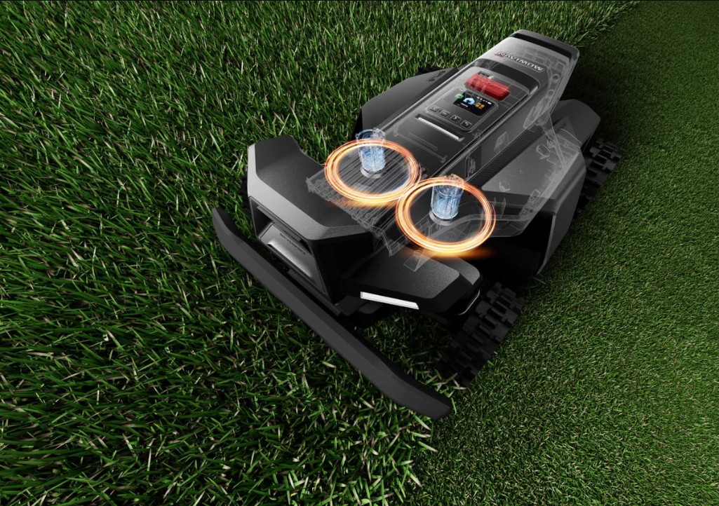 Segway Navimow X420 – podwójny dysk tnący MowMomentum, 12 ostrzy, 43 cm