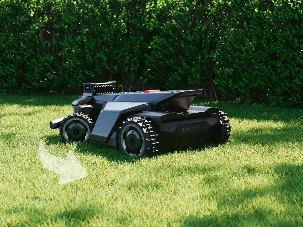Segway Navimow X420 – Xero-Turn, skręt zerowego promienia bez niszczenia trawnika